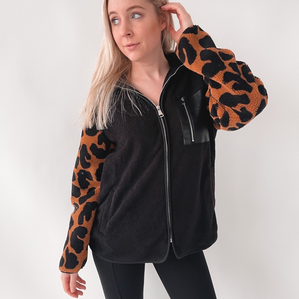 Cheetah Fleece Jacket